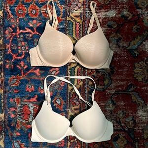 Two nude Victoria Secret Padded bras